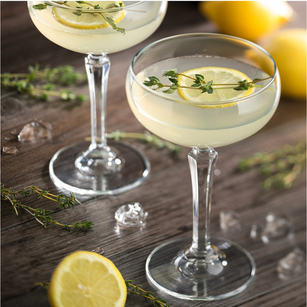 
            
                Load image into Gallery viewer, cocktail glass set |  6 x Hunter Coupe Glasses | H&amp;amp;G Cocktails
            
        